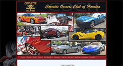Desktop Screenshot of corvetteownersclubhouston.com